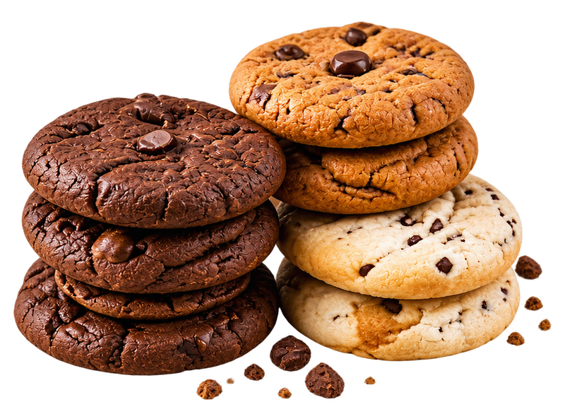 A stack of gluten-free cookies