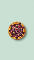 Gluten-Free Berry Swirl Tart with Oat Crust